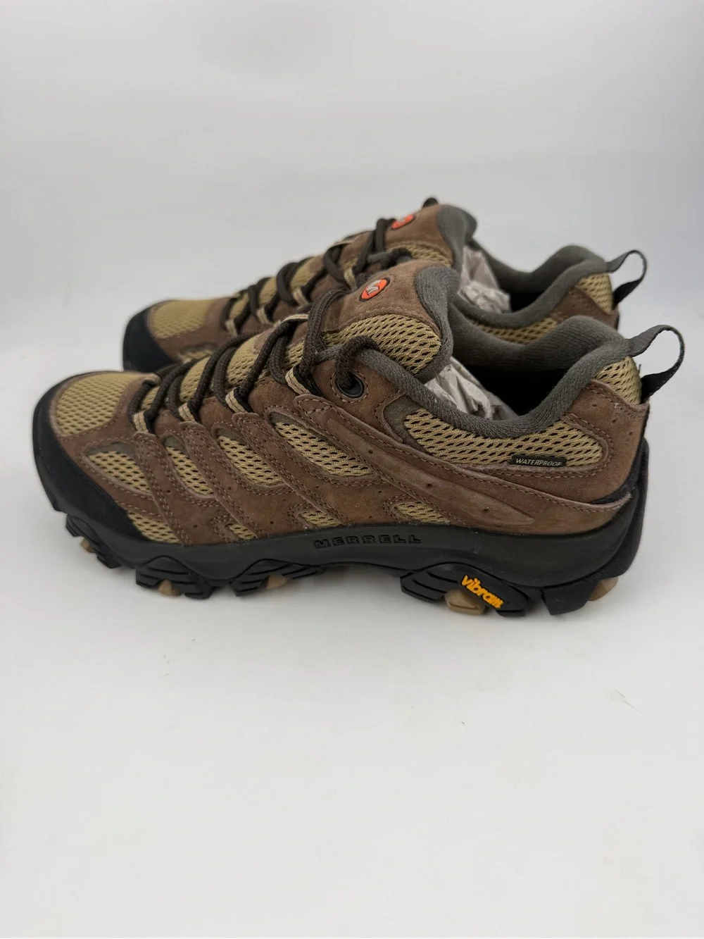 Merrell Men’s Moab 3 Vent Low -SZ 7- Waterproof Coyote Brown Hiking Boots
